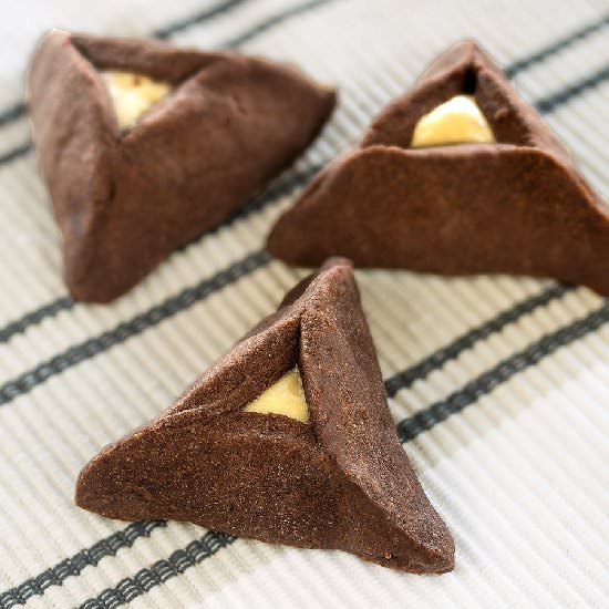No-Egg Cocoa-Shortbread Hamentachen
