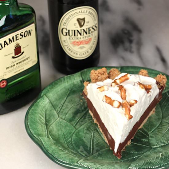 Chocolate Stout Pudding Pie