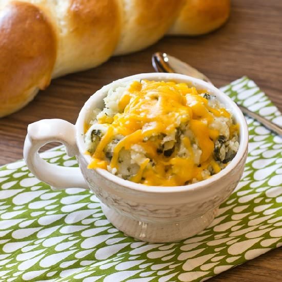 Spinach Mashed Potatoes