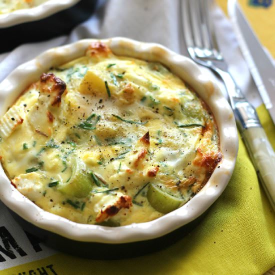 Potato and Leek Frittata