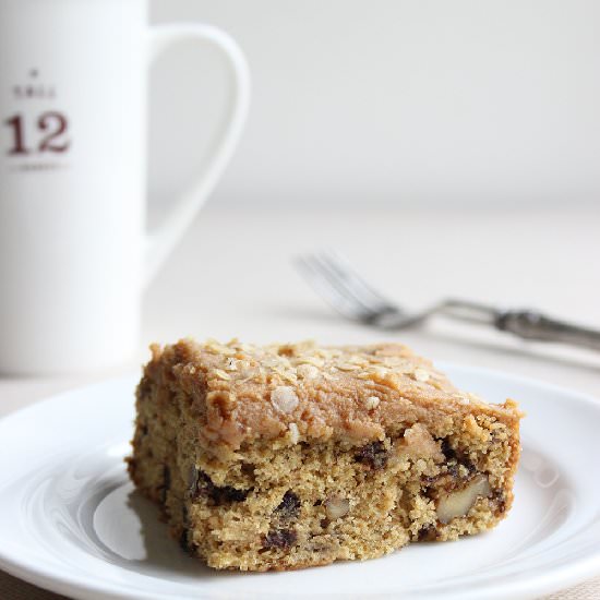 Peanut Butter Banana Breakfast Cake