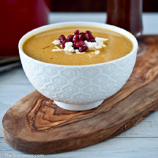 Irish Red Ale Butternut Squash Soup