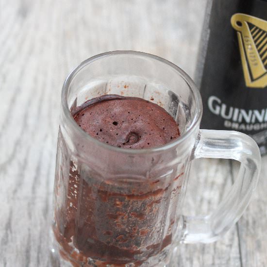 Guinness Chocolate Mug Cake