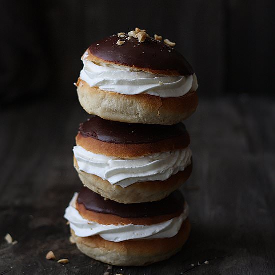 Chocolate and Cream Buns