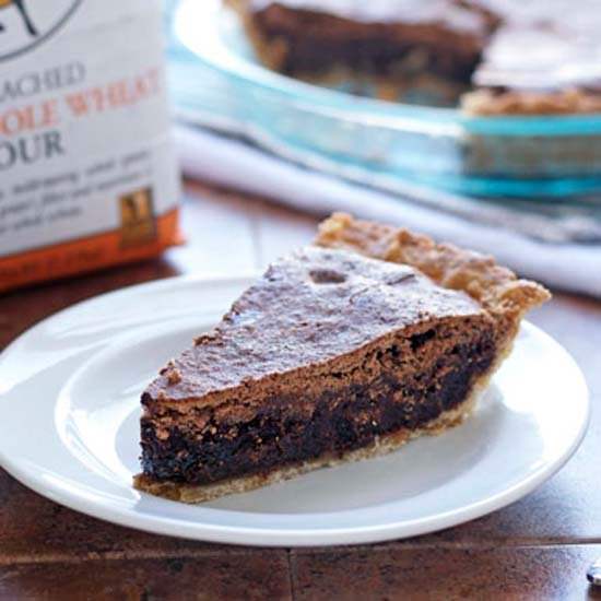 Irish Whiskey Brownie Pie