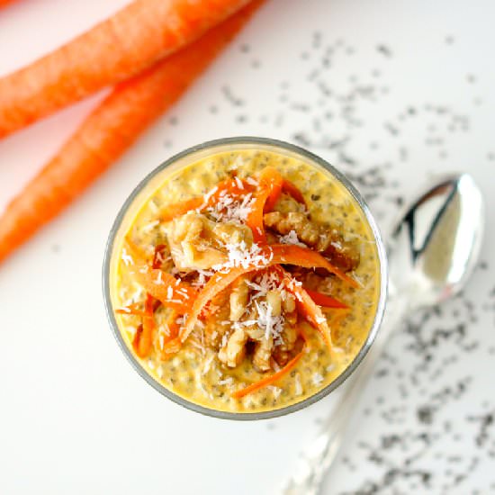 Carrot Cake Chia Pudding
