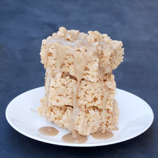 Irish Car Bomb Rice Krispies Treats