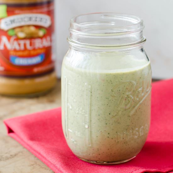 PB&J Green Smoothie