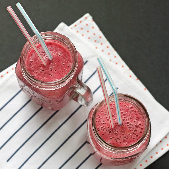 Raspberry and Cucumber Smoothie