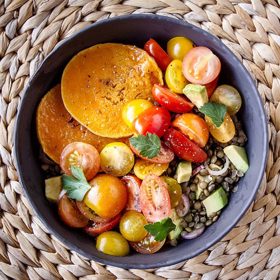 Salad Made of lentils and More!