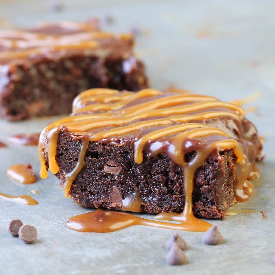 Irish Coffee Caramel Brownies