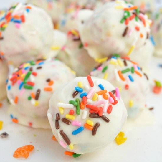 Rainbow Crunch Balls