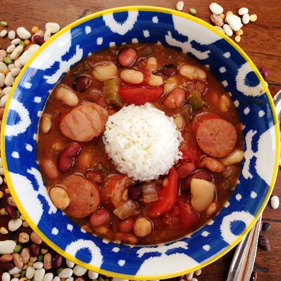 Slow Cooker Cajun 15 BEAN SOUP