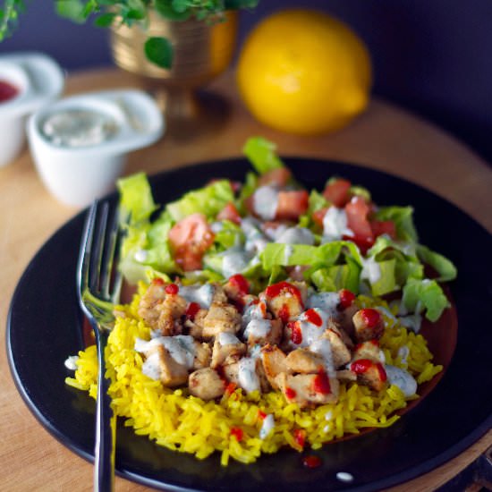 *Not-At-All-Halal Chicken and Rice