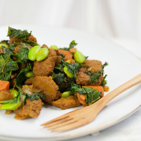 Savory Sweet Potato & Kale Hash