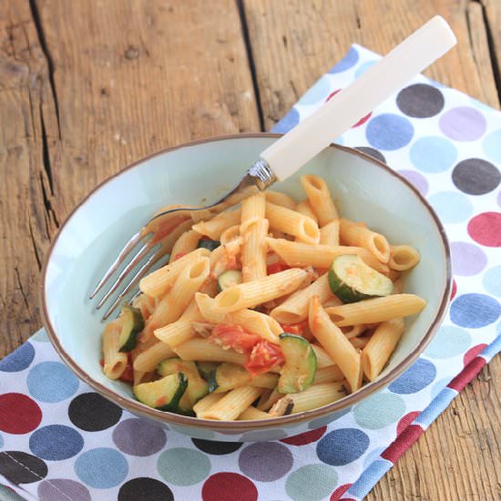 Delicious Penne with Zucchini