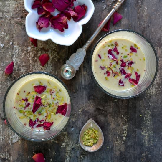 Thandai laced with Baileys
