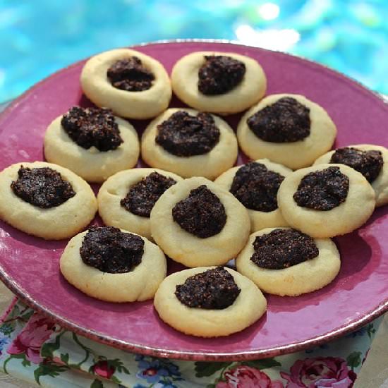Fig Thumbprint Cookies