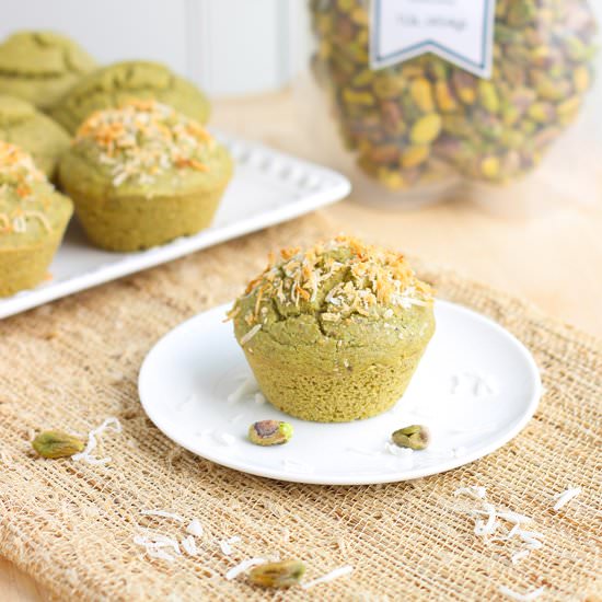 Vegan Pistachio Muffins