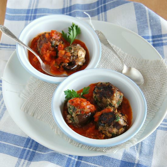 Eggplant “Meatballs”