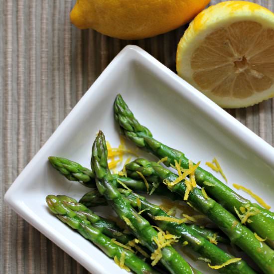Lemon Butter Asparagus