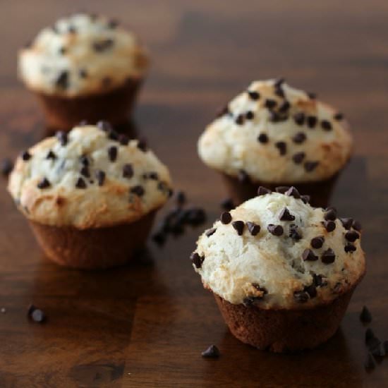 Light Chocolate Chip Muffins