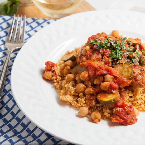 Chicken with Harissa and Couscous