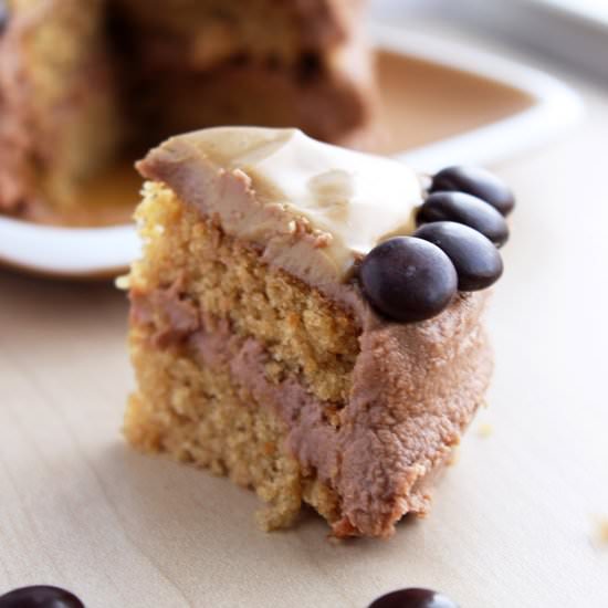 Mini Peanut Butter Nutella Cake