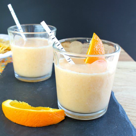 Frozen Peach Margaritas