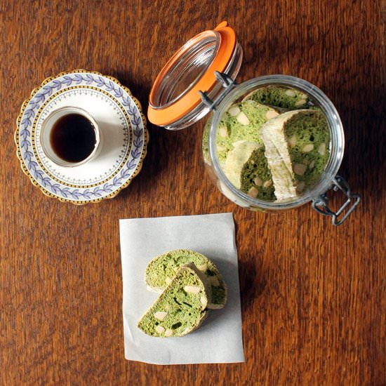 Kale and Almond Biscotti