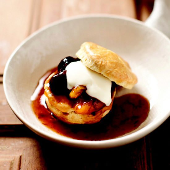 Winter Shortcakes with Maple Creme