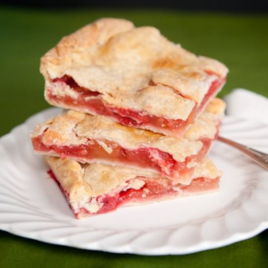 Apple Raspberry Slab Pie