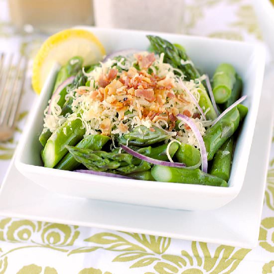 Asparagus with Lemon Vinaigrette