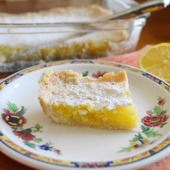 Luscious Lemon Coconut Bars