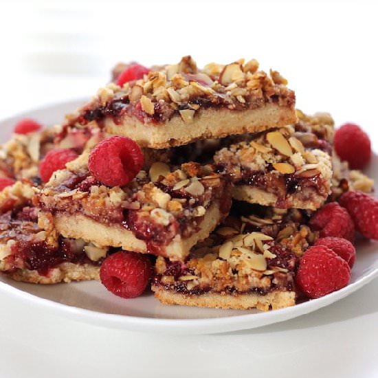 Raspberry Crumb Bars