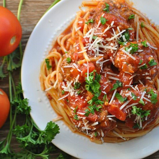 Spaghetti and Meatballs