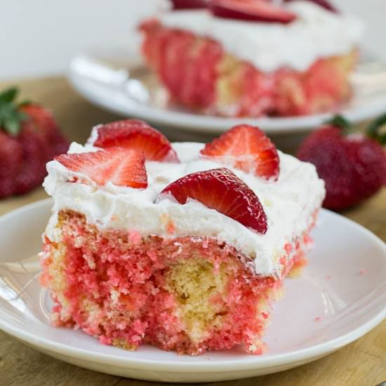 Strawberry Poke Cake