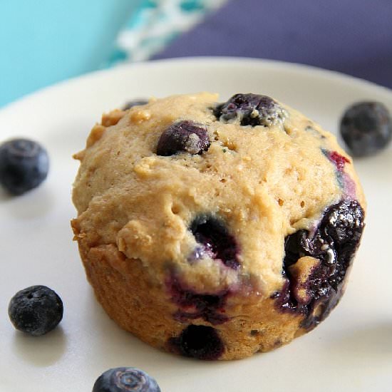 Skinny Blueberry Muffins
