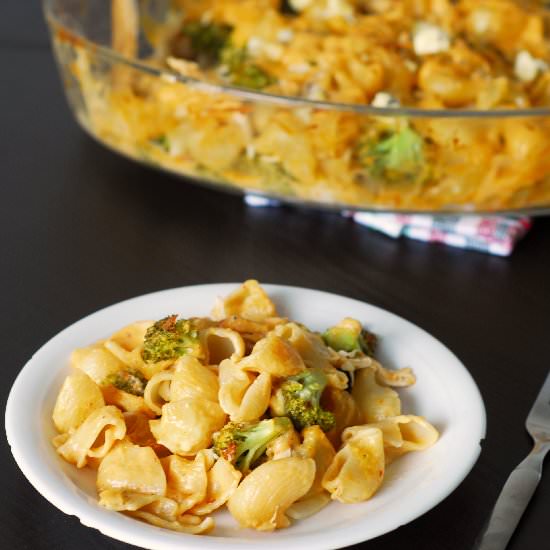 Buffalo Chicken Mac and Cheese
