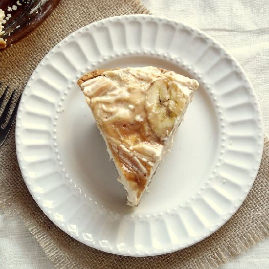 Banana Peanut Butter Mousse Pie