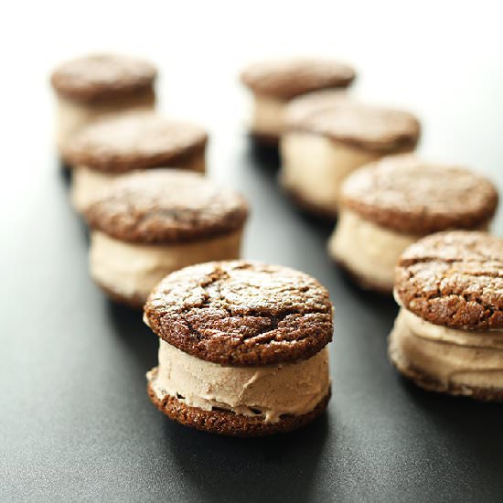 Chai Ginger Ice Cream Sandwiches