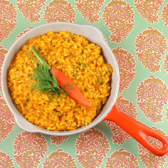 Carrot and Dill Risotto