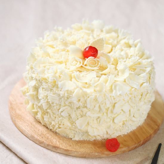 White Forest Cake