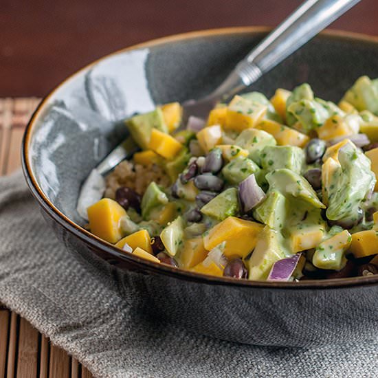 Mango Avocado Quinoa Salad
