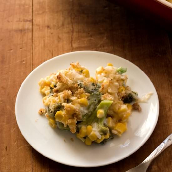 Broccoli and Corn Casserole