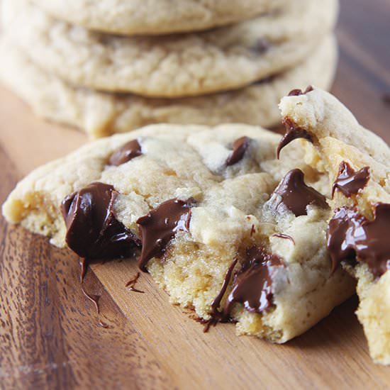 Double Chewy Chocolate Chip Cookies