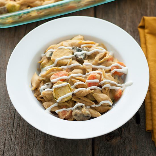 Vegan Buffalo Mac and Cheese
