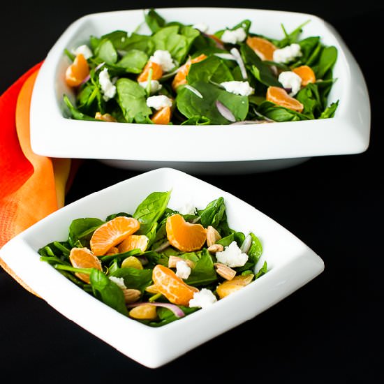Spinach and Clementine Salad