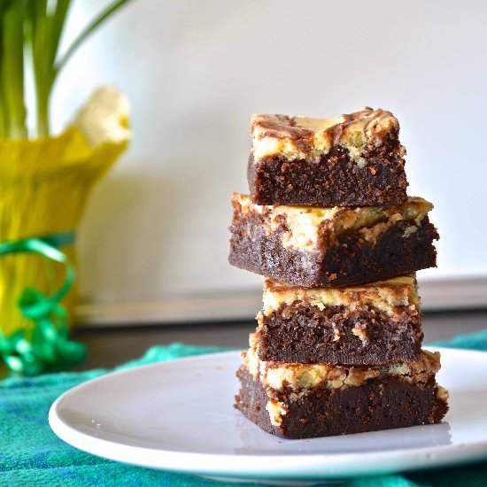 Bailey’s Cheesecake Brownies