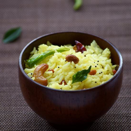 South Indian Lemon Rice Recipe